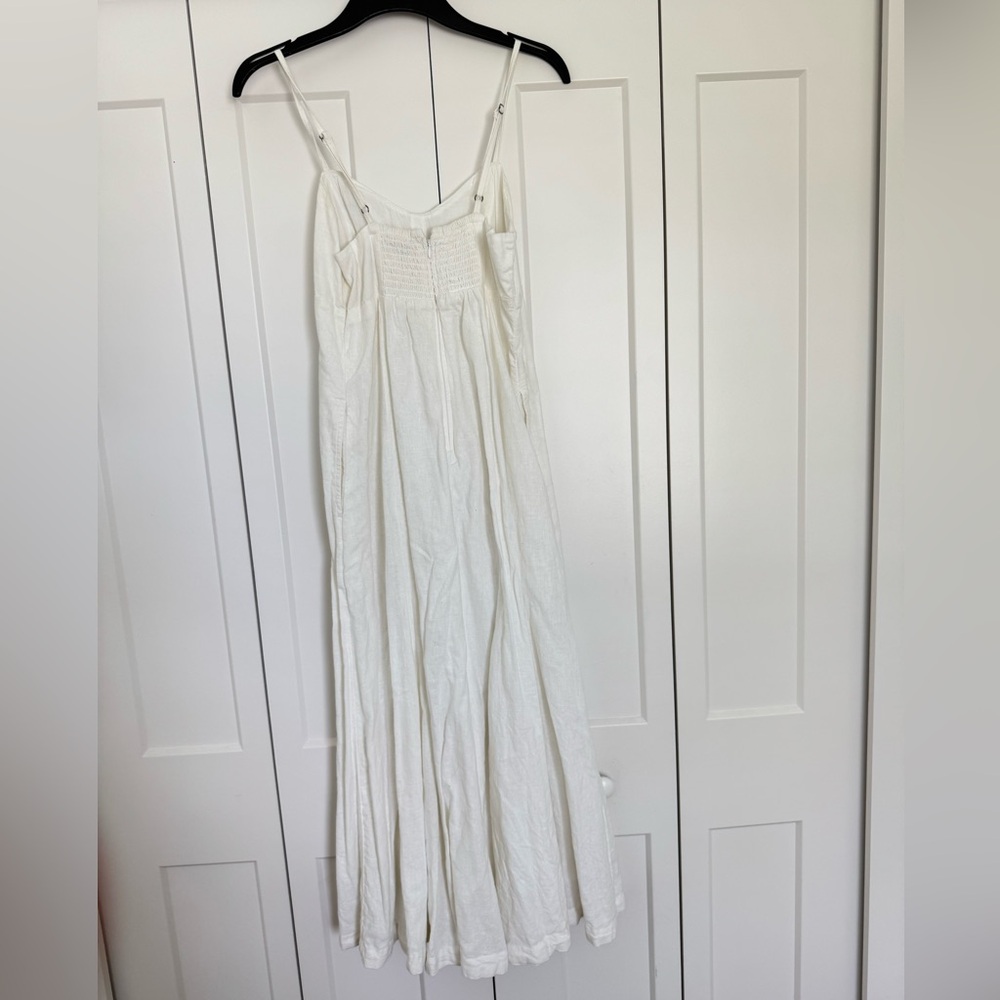 Abercrombie & Fitch White Midi Dress - Picture 4 of 7